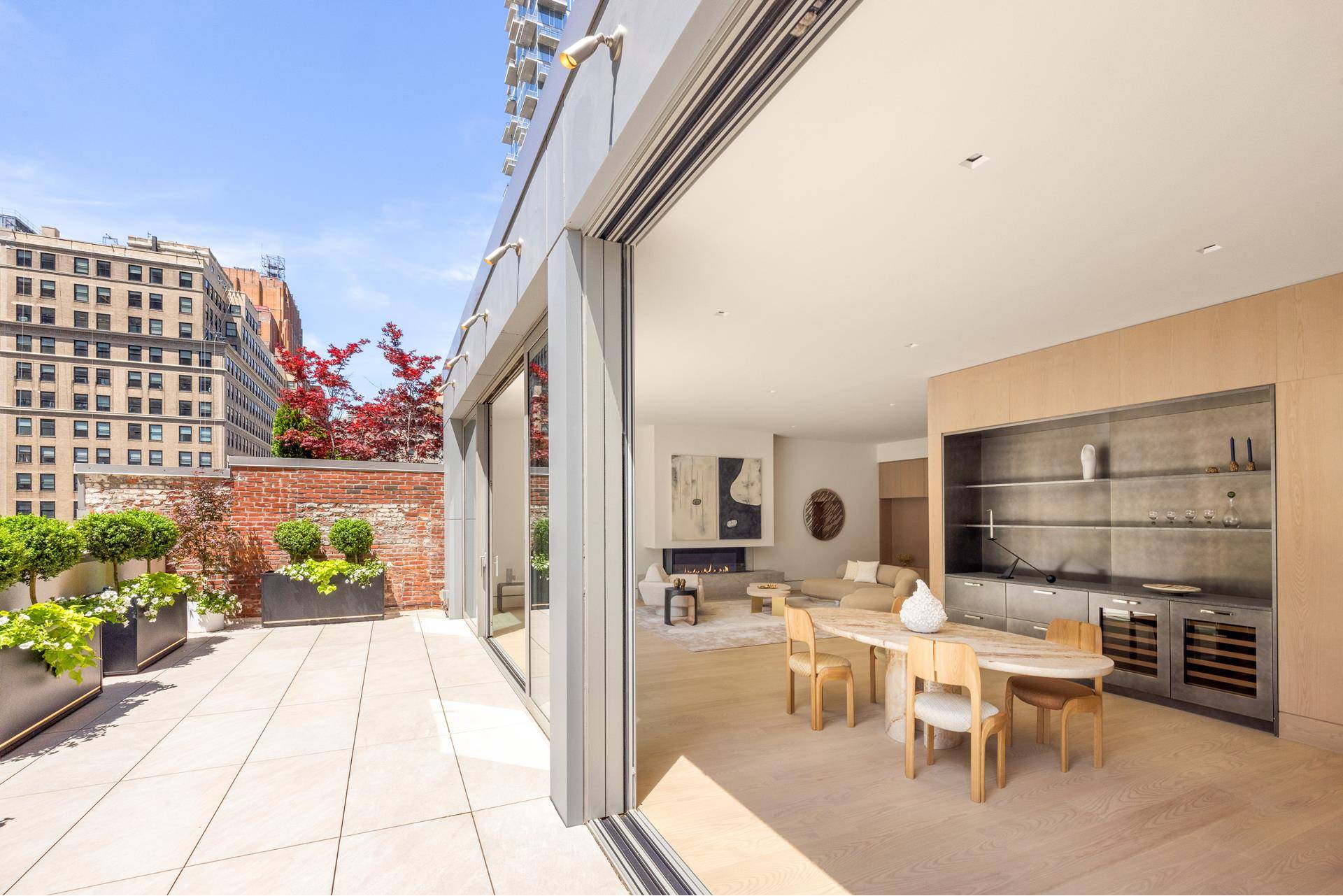This spectacular penthouse at 85 Worth Street boasts epic proportions inside and out.