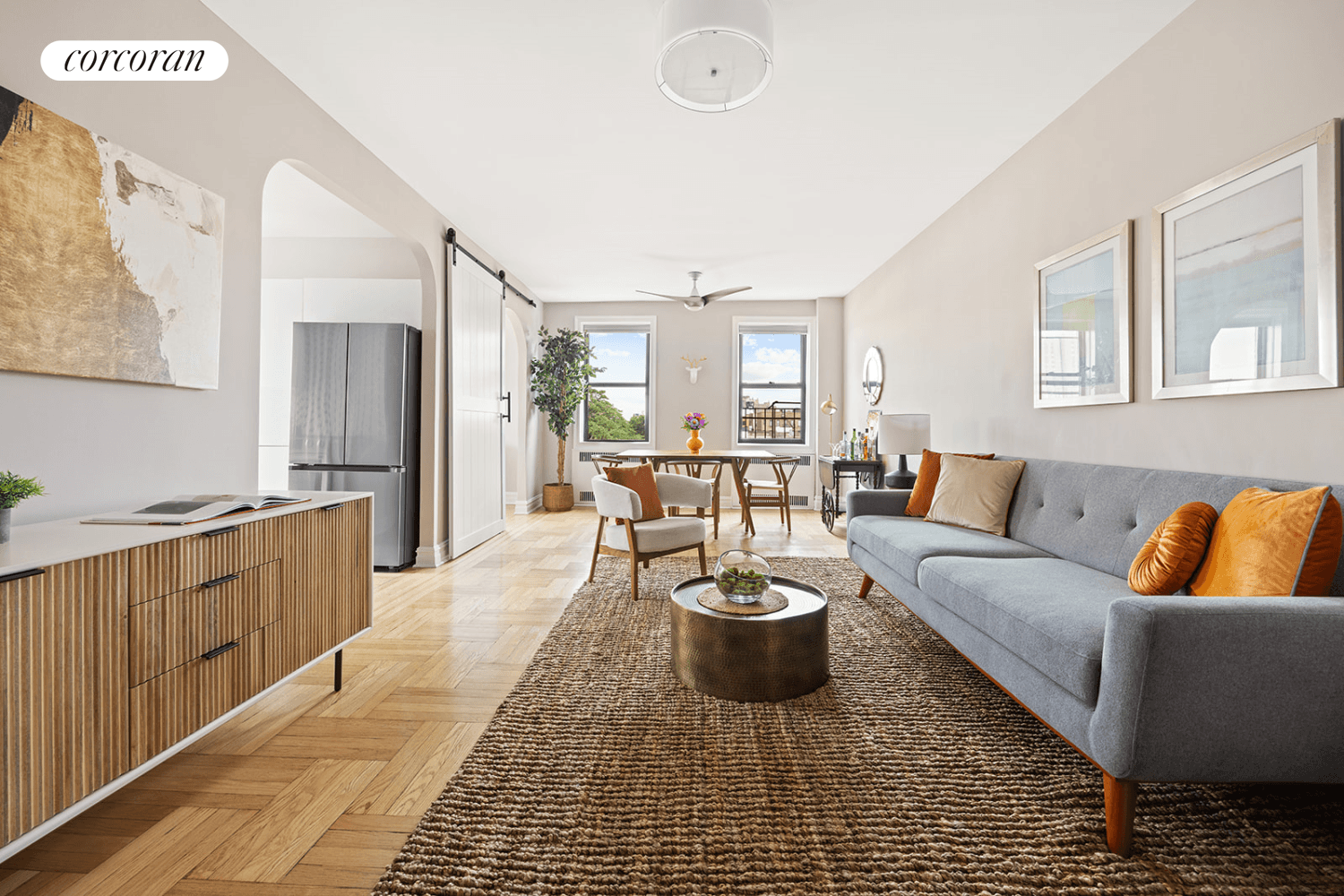 Top floor luxury co op with gorgeous views !