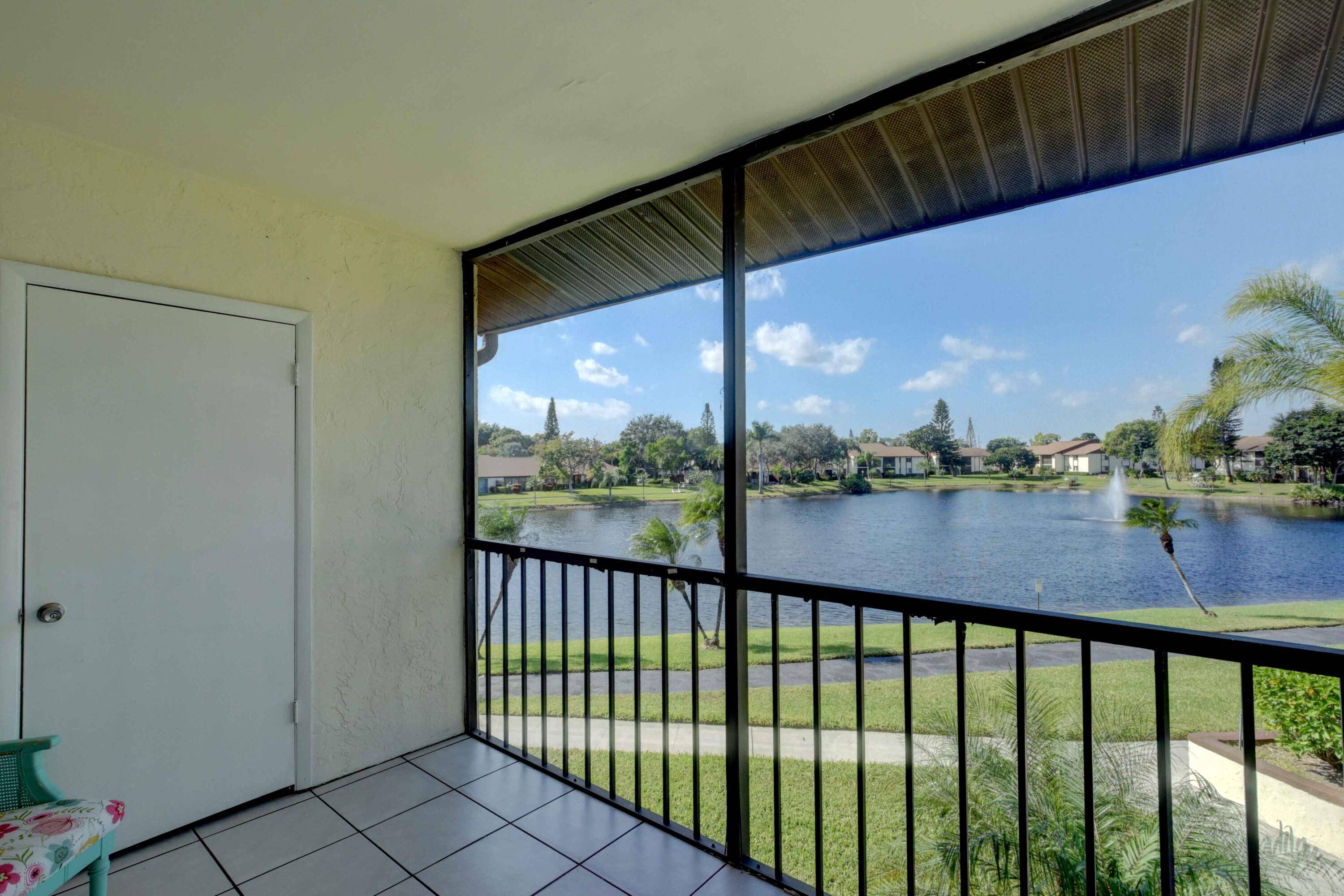Fair priced charming unit overlooking the lake, close to the Club House, the pool and the entrance to the gated community.