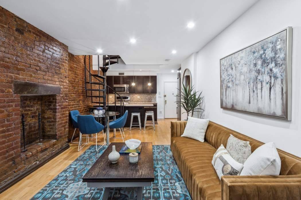 Welcome to this stunning Lower East Side one bedroom walk up duplex located in a boutique townhouse with entrances on the 1st and 2nd floors.