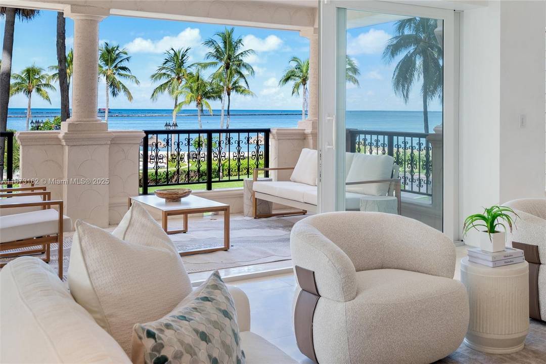 This stunning Oceanside unit on Fisher Island redefines luxury living at its finest.
