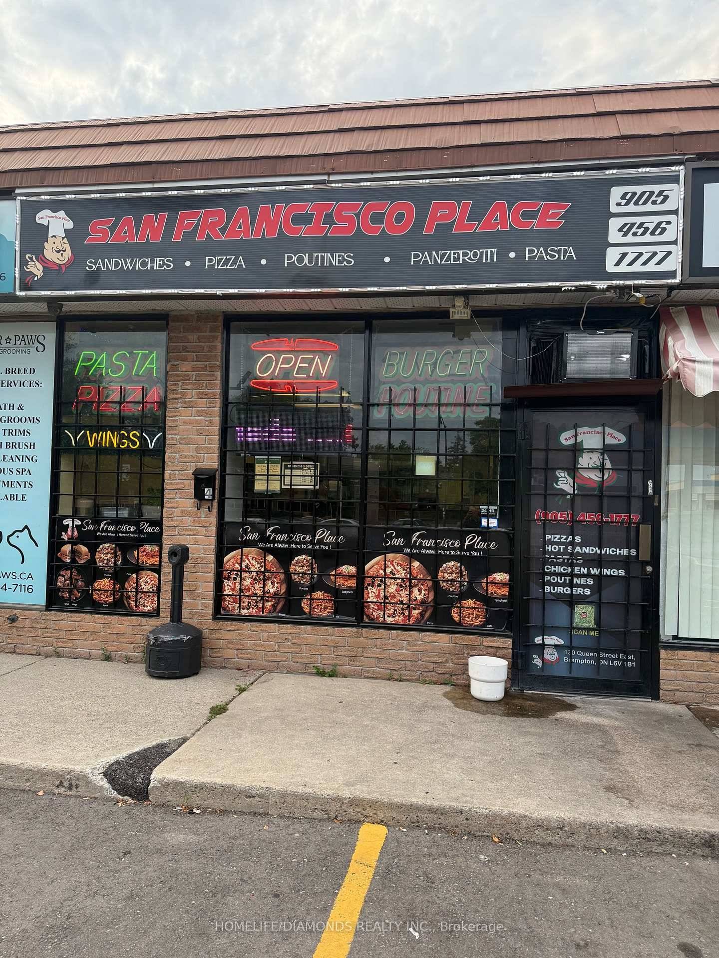 An excellent opportunity is available at 130 Queen St E, Brampton, a prime high demand location with constant traffic and strong student presence.