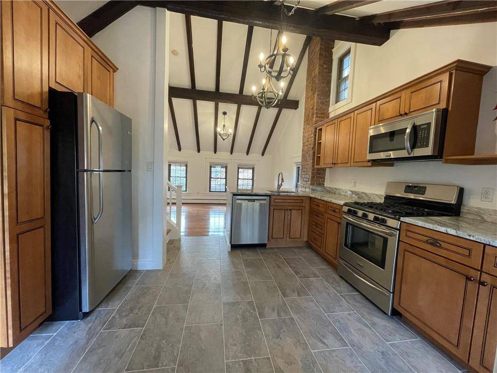 Duplex on the Hudson Beautifully updated 2 bed 2 bath with loft area, offering incredible scenic views of the Hudson River and Mario Cuomo Bridge with 2 balconies.