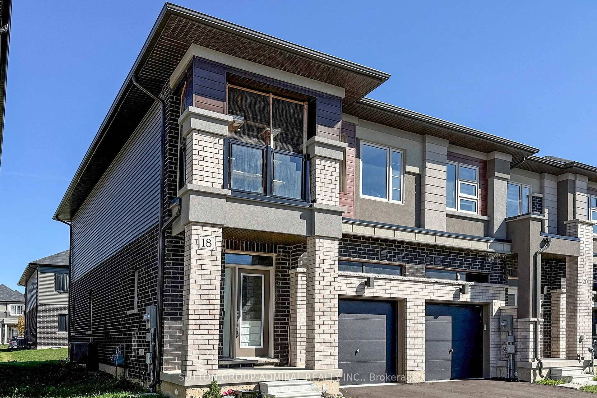 Stunning 3 bedroom, 3 bathroom townhome, just 3 years old, located in a quiet, picturesque neighborhood backing onto the Grand River and close to Hwy 403 and the renowned Hershey ...