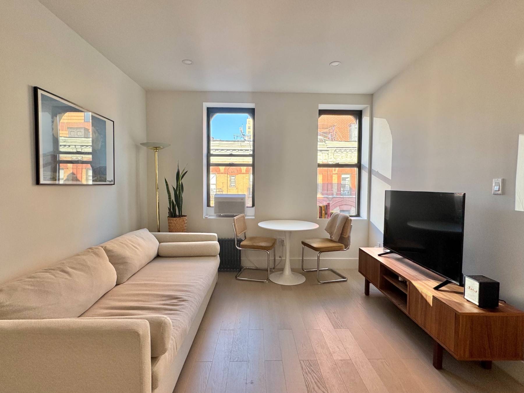 Brand new to market, beautifully newly renovated 2 bedroom, 1 bath home with w d in unit in Prime Chelsea location.