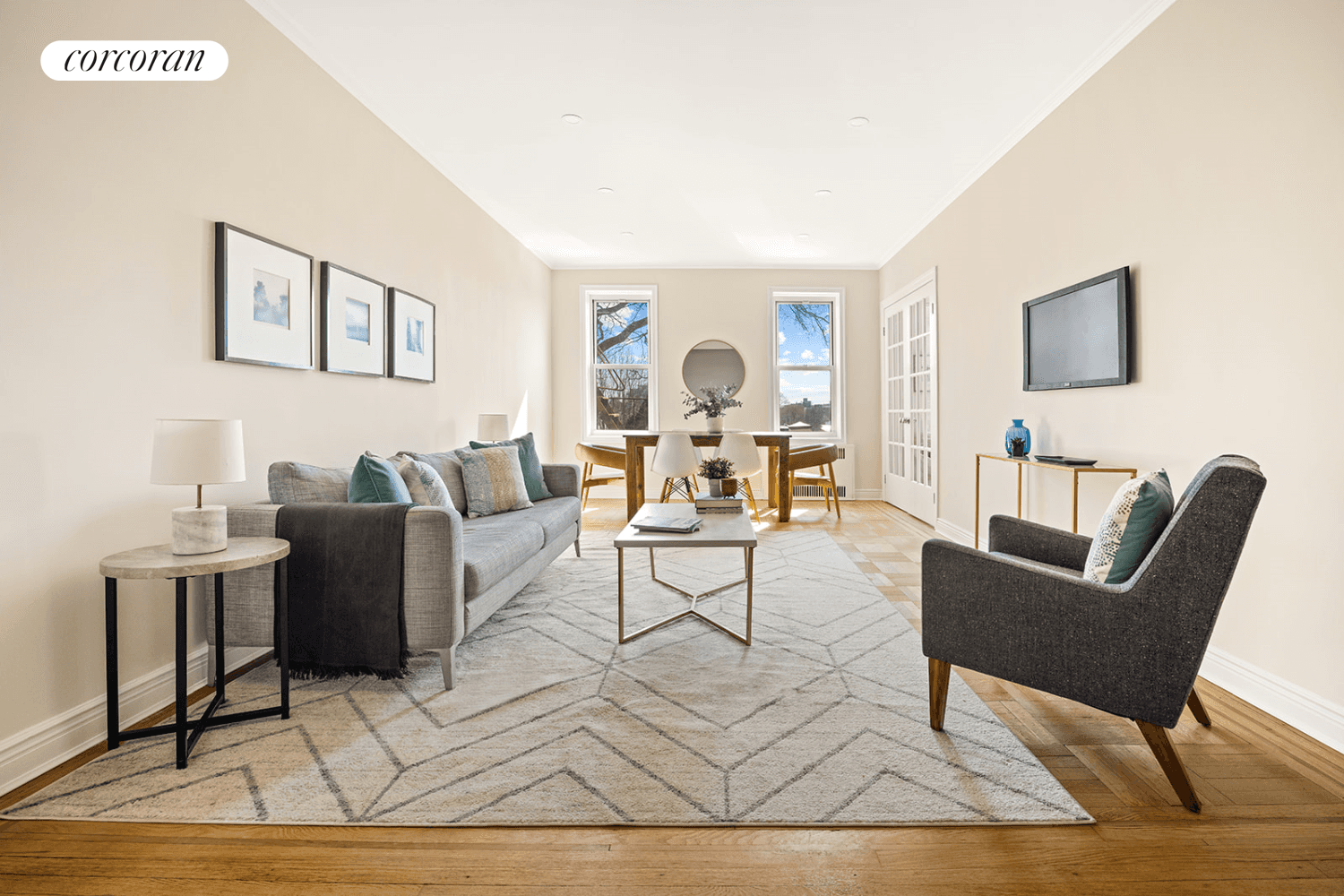 Welcome to 176 Seeley Street A6, a sun drenched expansive apartment boasting southern exposures that fill every room with warm natural light.