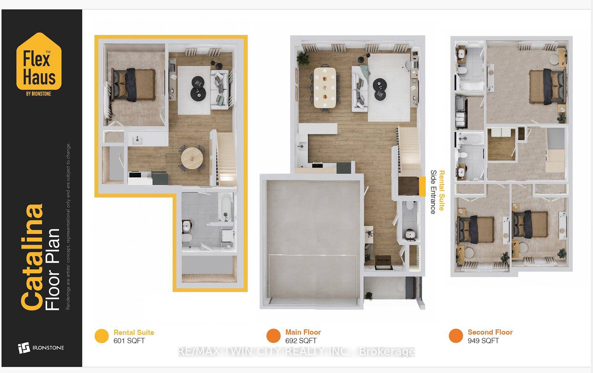 READY TO MOVE IN END OF APRIL 2025 NEW CONSTRUCTION HOME WITH RENTAL ONE BEDROOM APARTMENT !