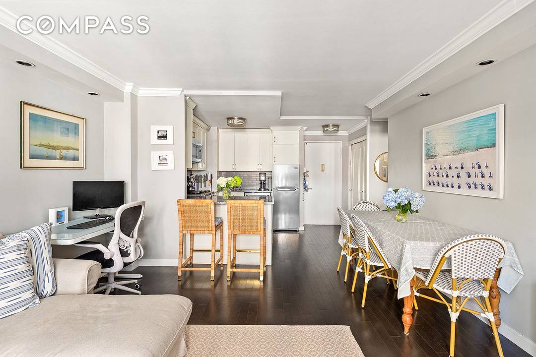 Welcome to Residence 5F at The Peter James Cooperative a beautifully updated, oversized one bedroom in the heart of Kips Bay and Gramercy Park North.