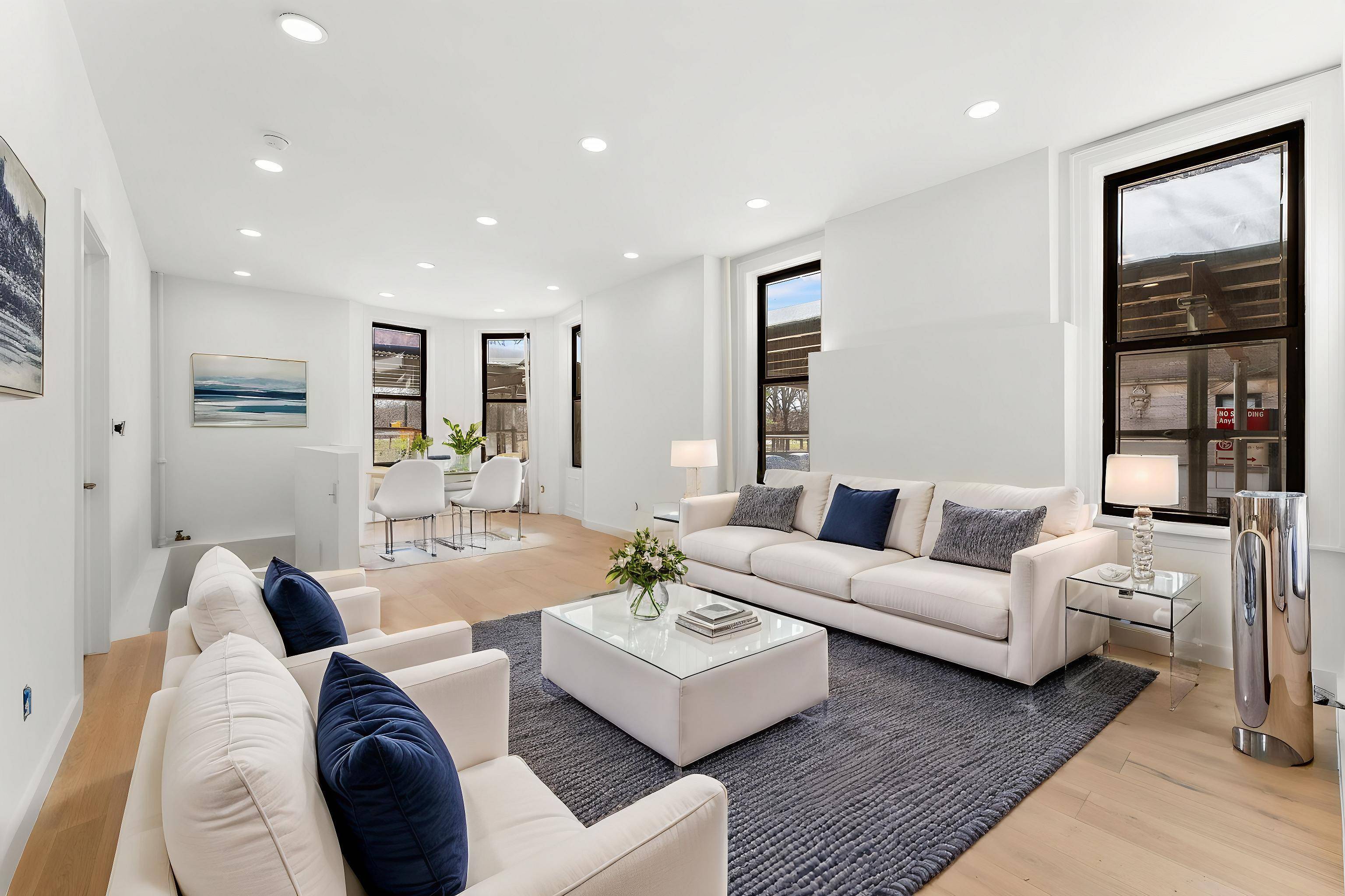 Experience the epitome of Brooklyn living at 161 Prospect Park West 1R, an exceptional three bedroom, three bathroom duplex apartment in the heart of Brooklyn, New York.