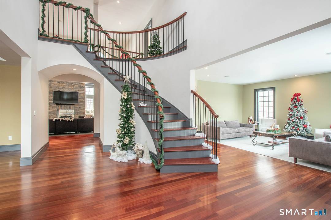 Set high on 4. 4 private acres, 85 Banks Rd is a remarkable custom built modern Colonial offering space, scale, and exceptional design.