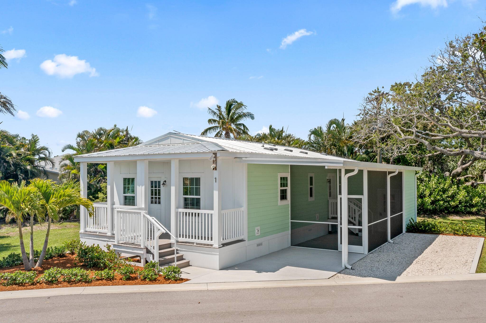 Waterfront Community with Custom Built Manufactured homes built to withstand up to 180 mph winds.