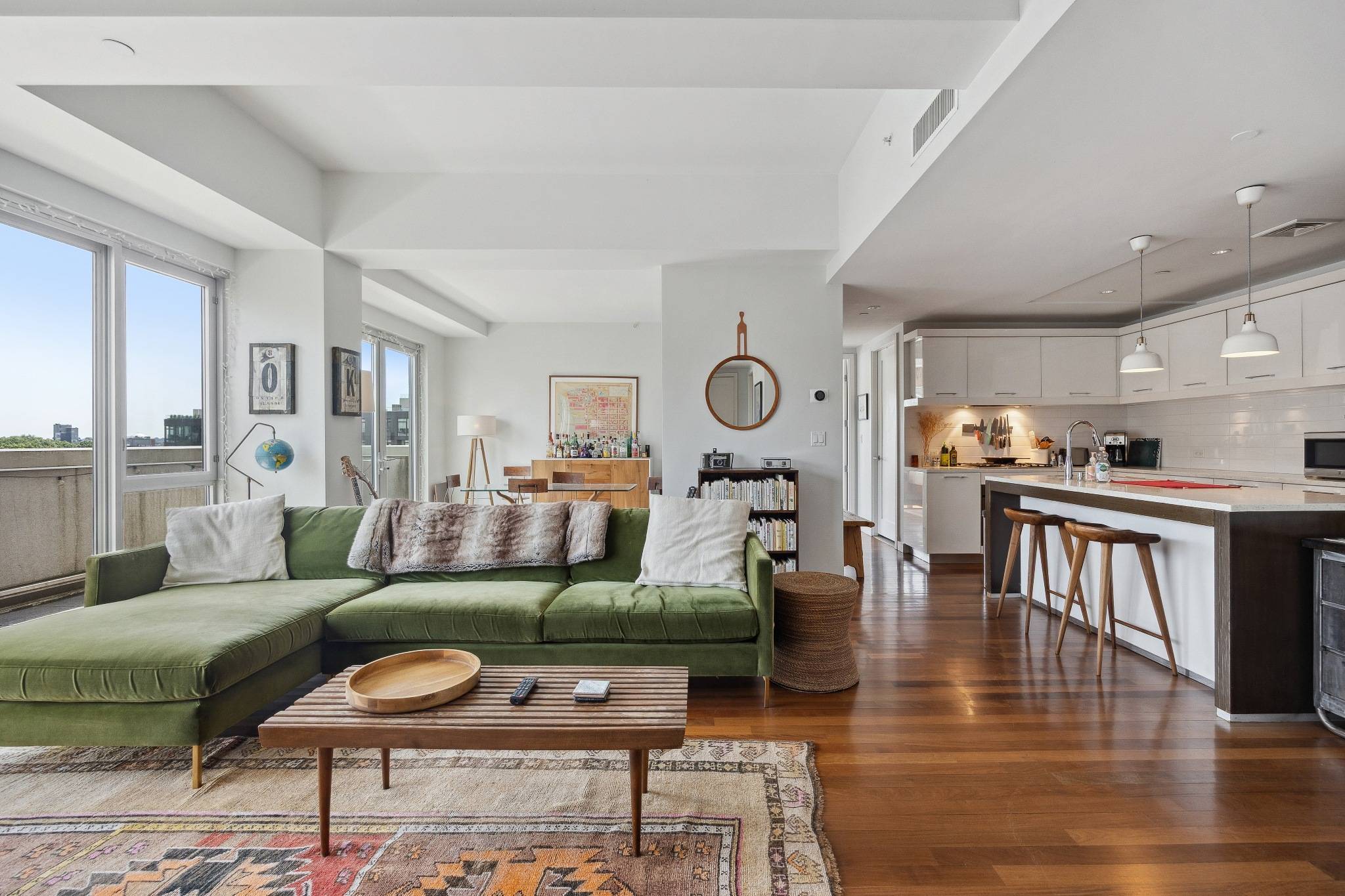 Welcome to luxurious penthouse living in the vibrant Northside section of Williamsburg.