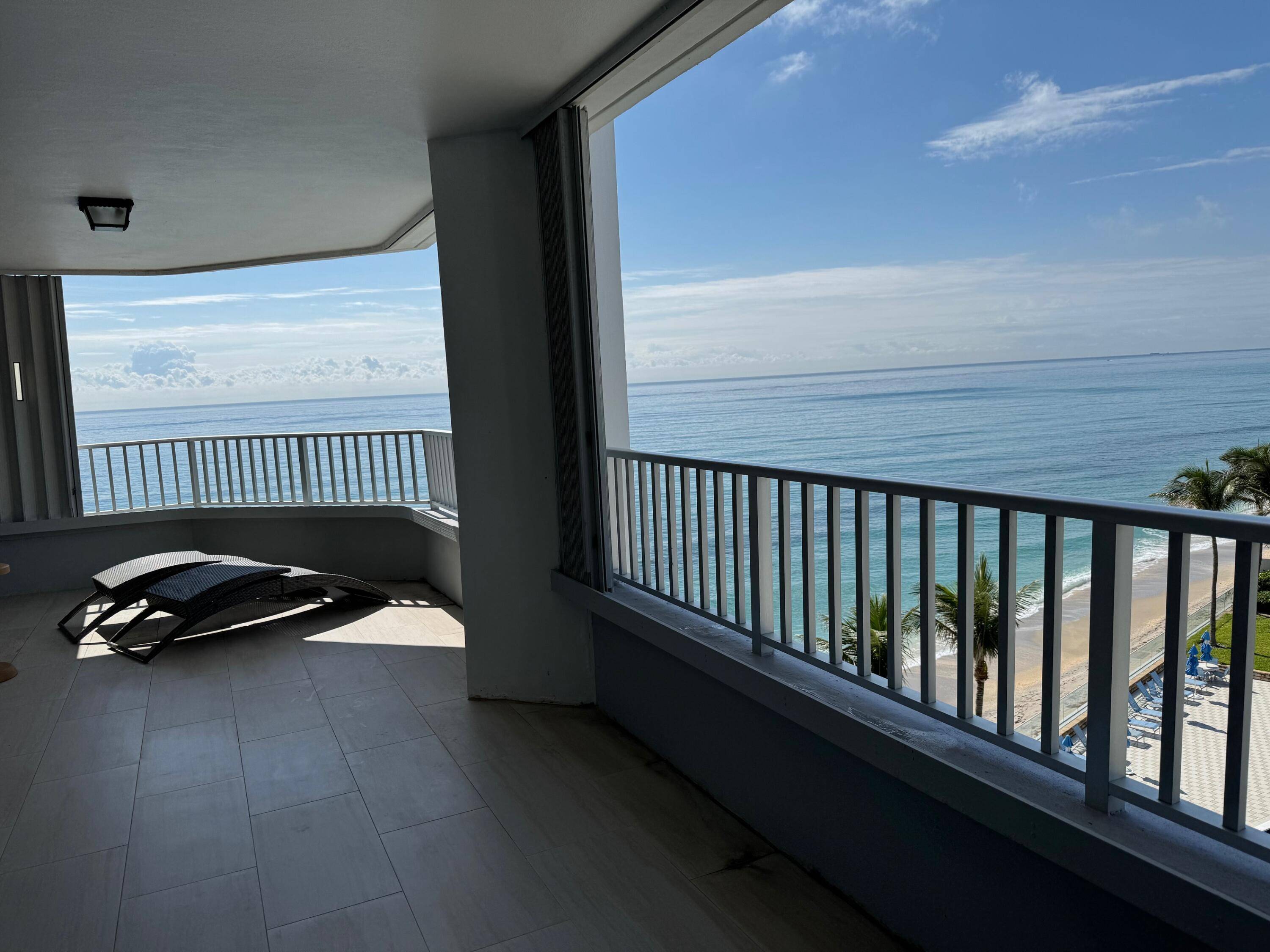 fully furnished, gorgeous views of ocean from large balcony as well as ocean views from every room.