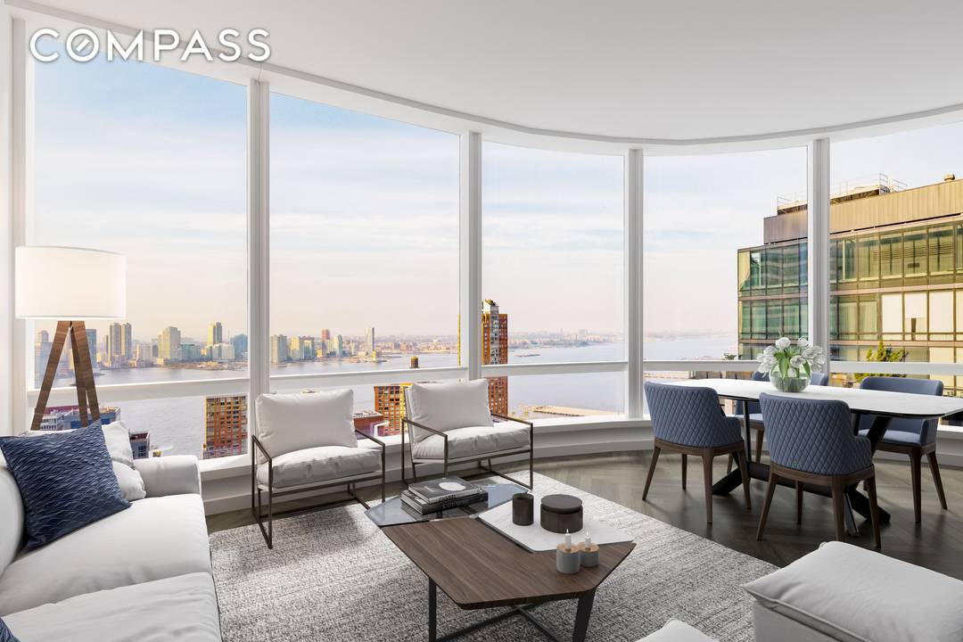 TriBeCa 3BD 3. 5 BA. Stunning residence with peerless 6 star views, sprawling over an entire half floor and private elevator vestibule with separate service entrance.