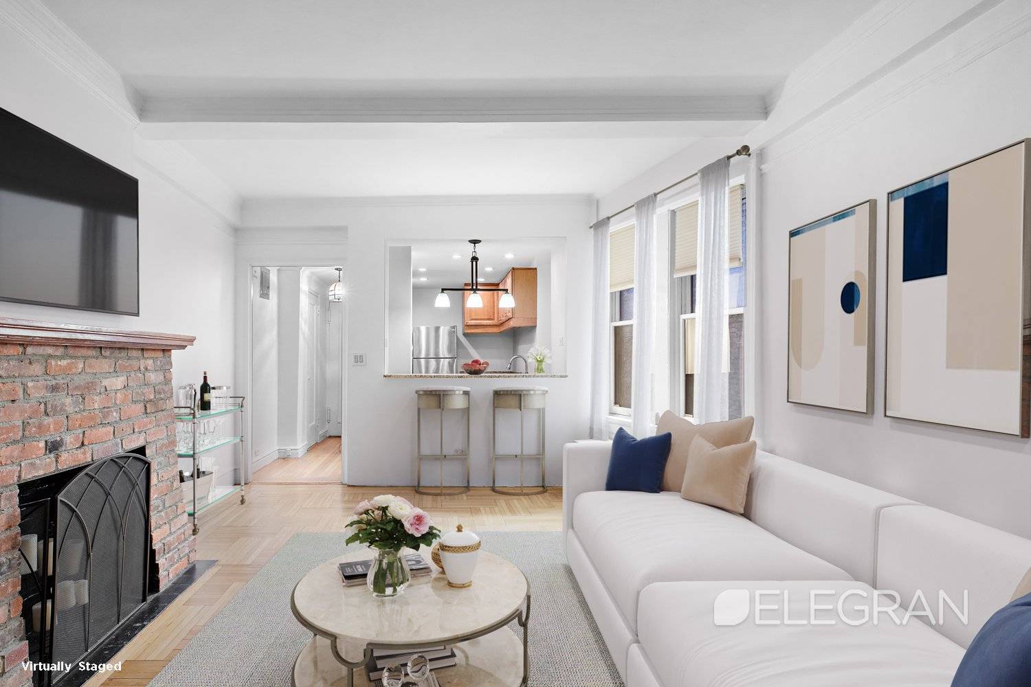 This beautifully renovated pre war apartment represents fantastic value and will delight anyone who appreciates stunning attention to detail.