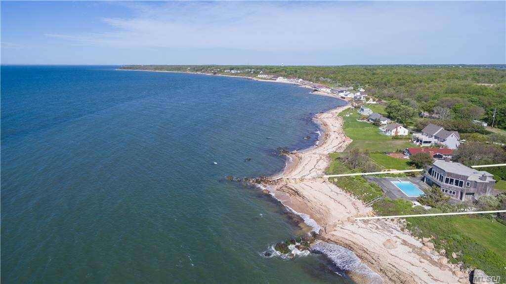 Spectacular, contemporary home with Long island sound front.