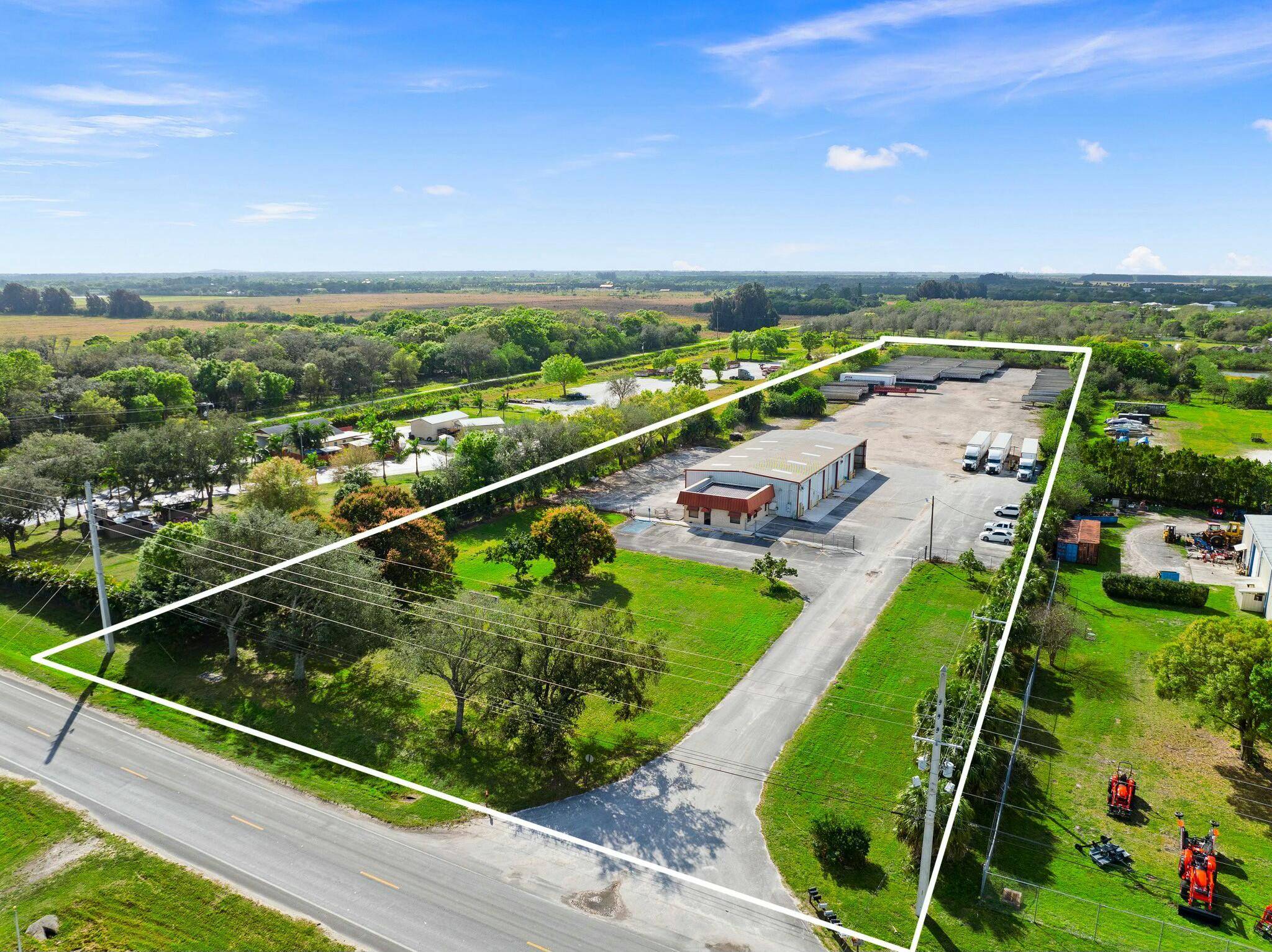 7000 SF warehouse sitting 8 acres of industrial land is up for lease.