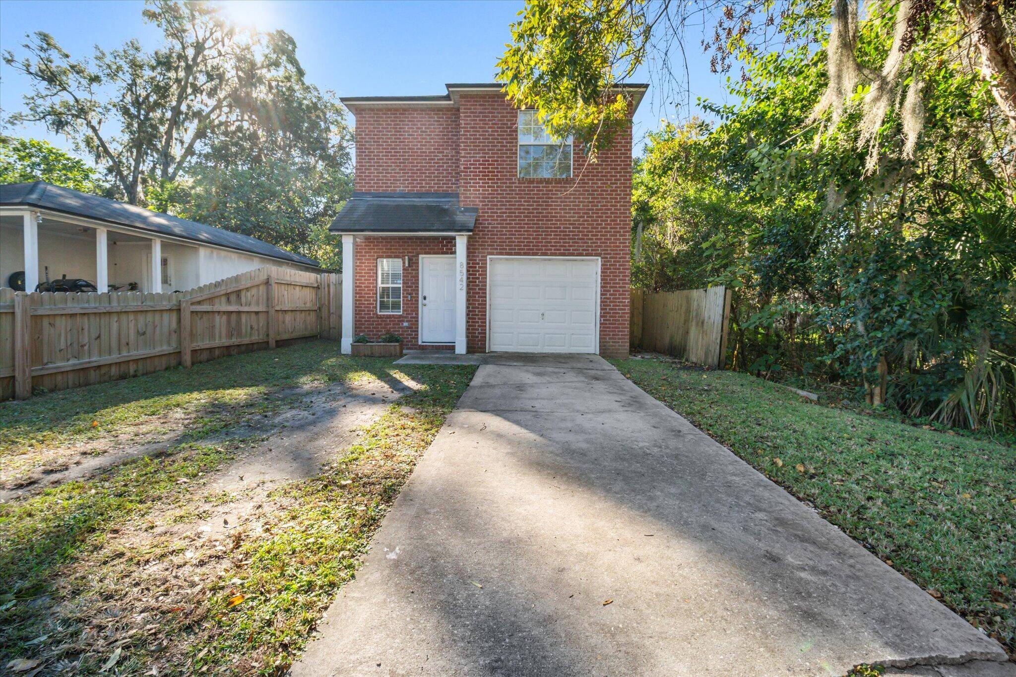 Charming two story home with scenic patio view !