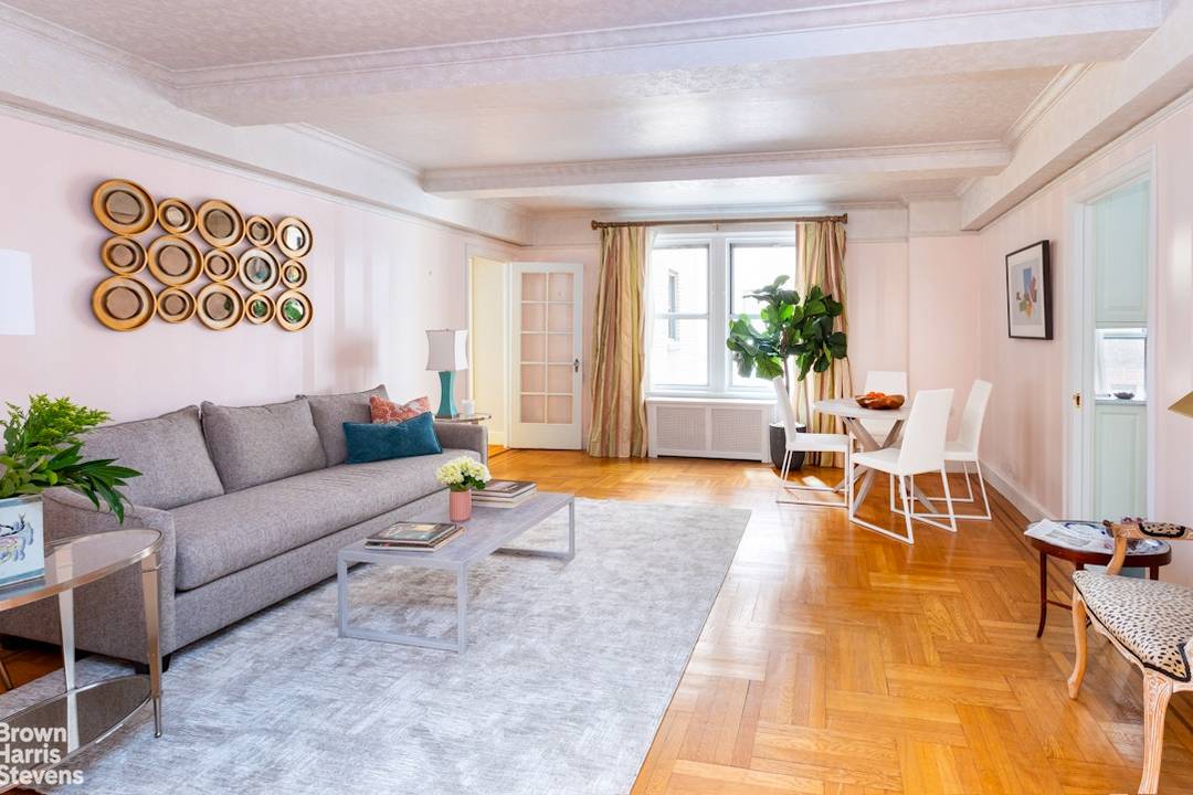 Apartment 3E is a beautifully curated 2 bedroom 2 bathroom prewar residence, with stunning renovated eat in kitchen where enduring style and thoughtful upgrades create a timeless, quietly elevated feel.