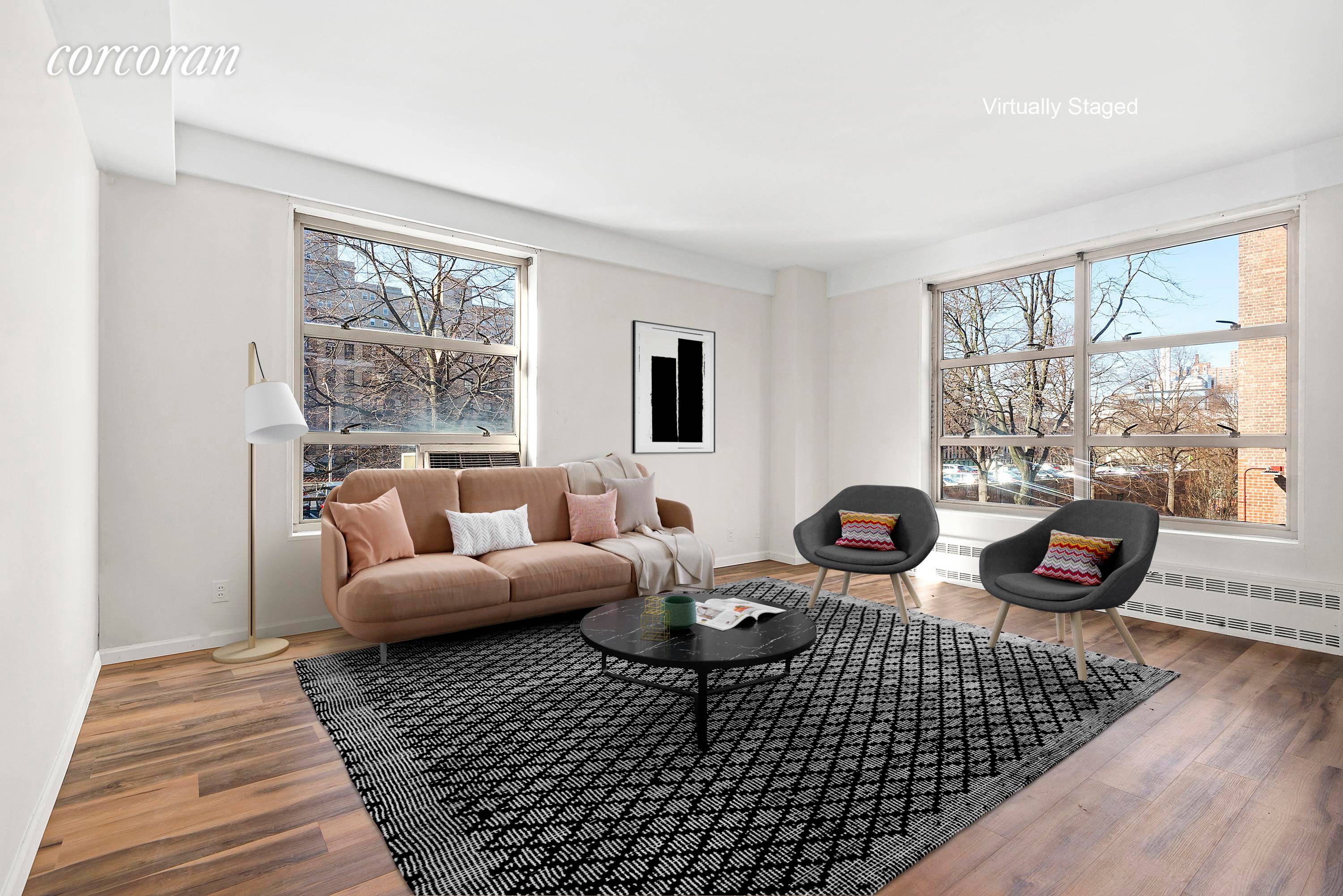 Second floor apartment ! This home is situated in an oasis of Morningside Heights appropriately called Morningside Gardens.