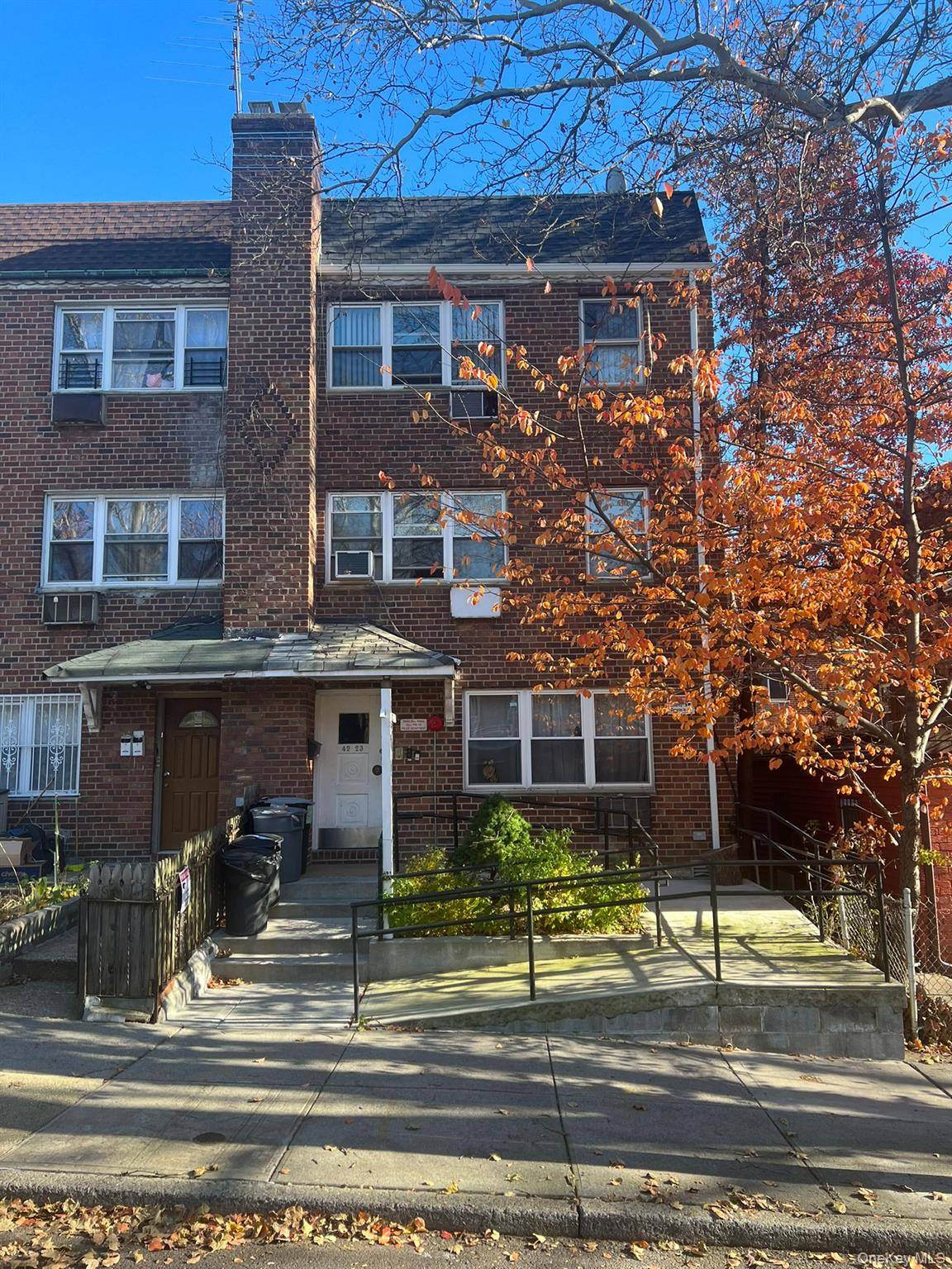 Spacious Semi Detached Brick Legal 3 family with a Full Basement and a Large Backyard Located in the Woodside area, it sits on a quiet street near Big Bush Playground ...