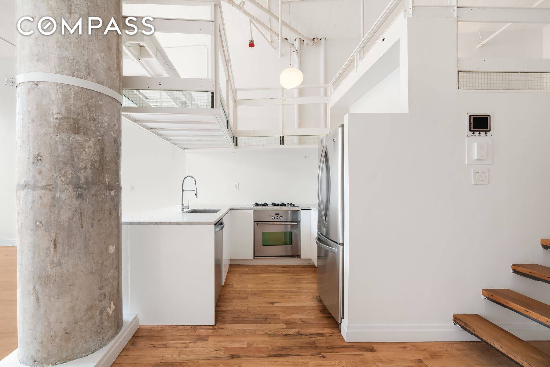Bright Industrial Loft in Historic Chocolate Factory Conversion Live large in this character filled duplex loft set in a former chocolate factory at the intersection of Williamsburg and Bedford Stuyvesant.
