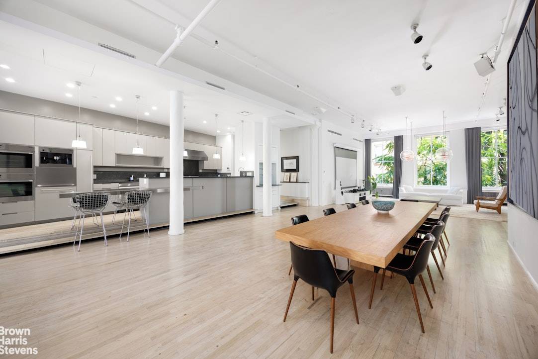 Located on the coveted cobblestone block of Greene Street in the heart of SoHo, this super cool and expansive over 3, 700 square foot loft condominium offers a rare combination ...