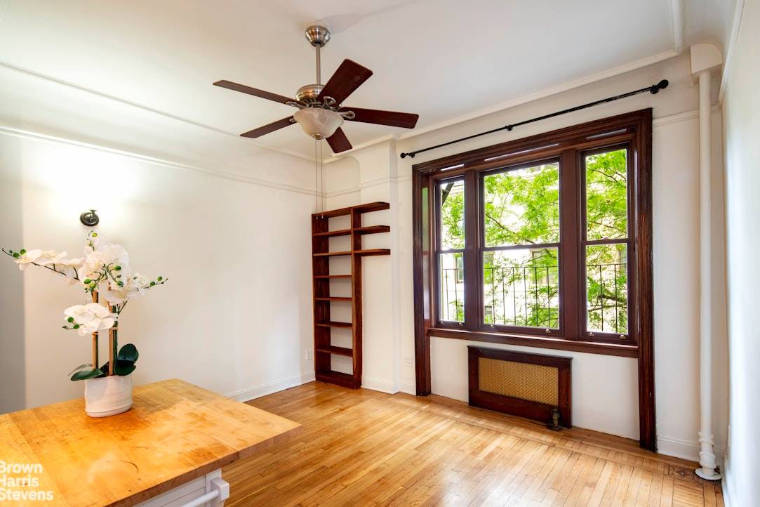 Located on the 2nd floor, this thoughtfully designed apartment combines classic pre war elegance with modern convenience.