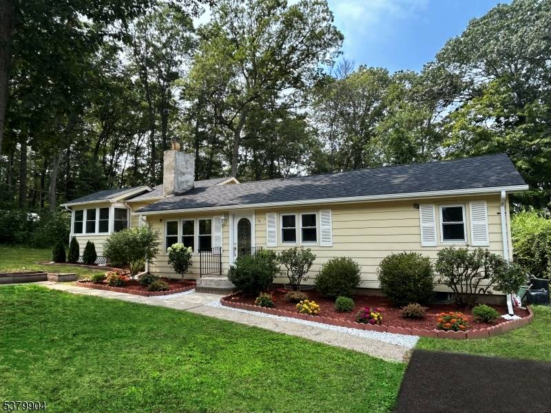 The completely renovated and move in immediate ranch home sets in a 0.