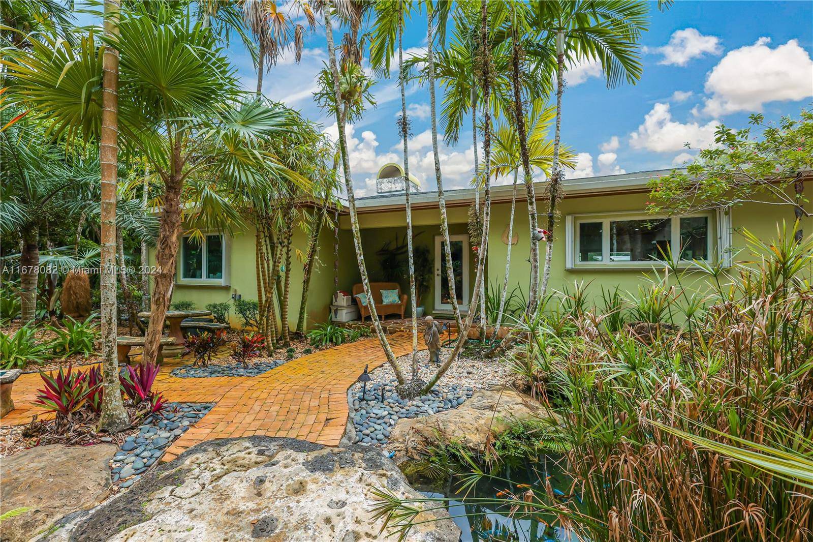 Step into our paradise home, where nature and tranquility await.