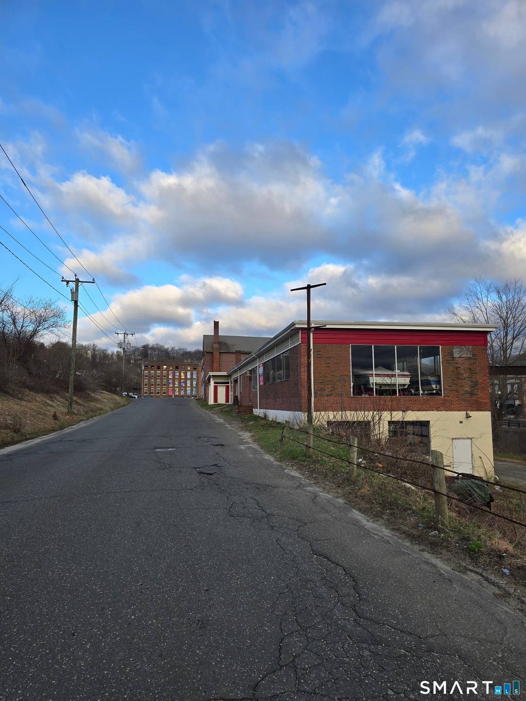 Property is visible from Route 44 AKA Main St and fronts on Willow St.