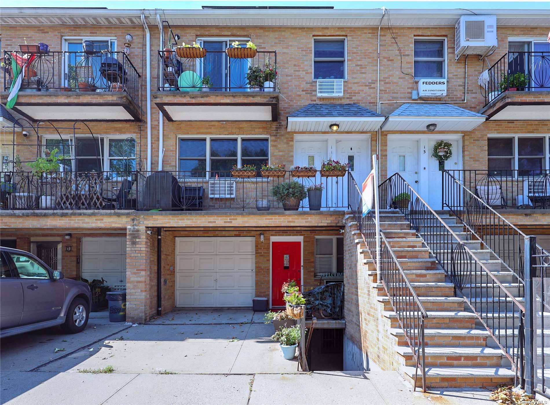 Solid brick 3 family building in the heart of Windsor Terrace, built in 1999 only 25 years young, one car garage and private parking spot in front, beautiful front and ...