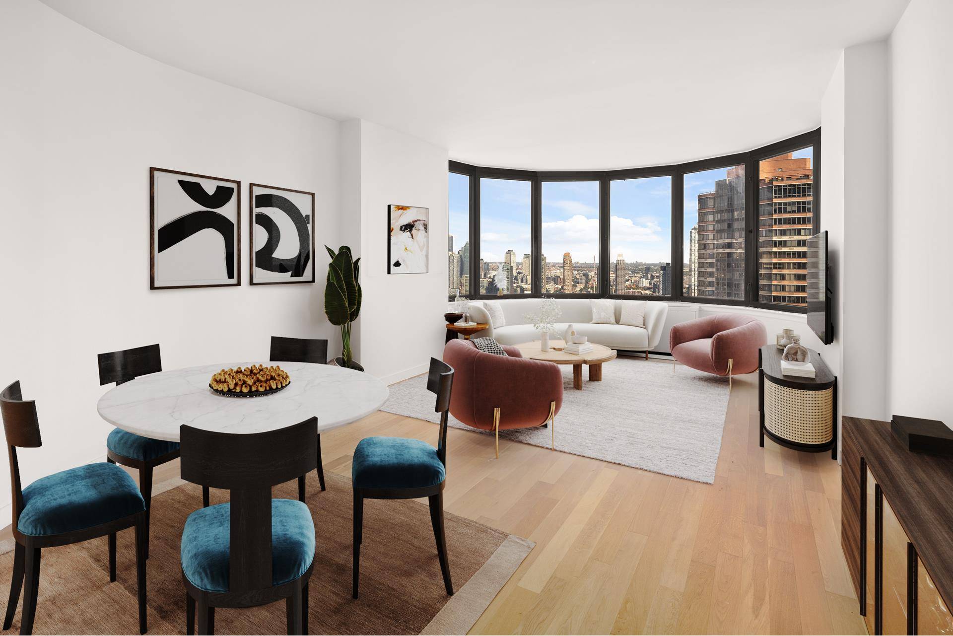 Enjoy spectacular East River views from this expansive two bedroom, two bath condo, located on a high floor for added privacy and unmatched vistas.