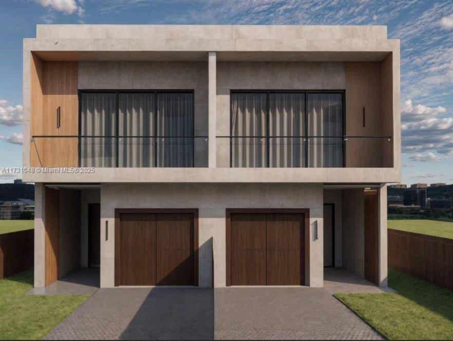 TOTAL 2, 400 SF ! Welcome to this brand new townhouse in Coconut Grove.