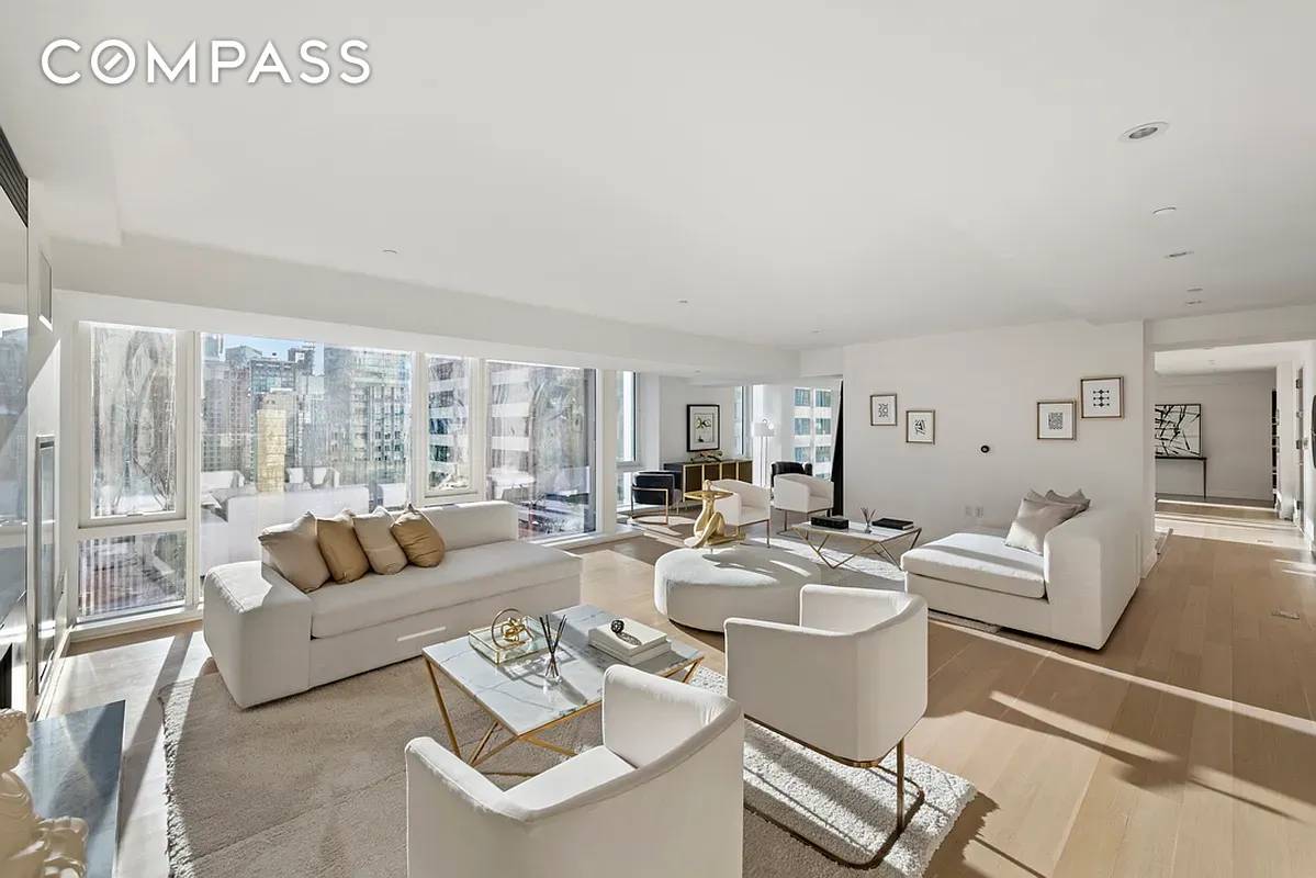 Welcome to Residence 40A at 135 West 52nd Street a mint condition, full floor luxury home offering an unparalleled 3, 726 interior square feet plus a 153 square foot private ...