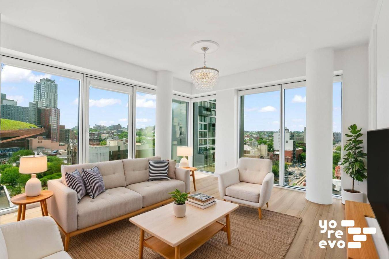 Welcome to apartment 903 at 561 Pacific Street a high floor corner two bedroom, two bathroom home with wide open southern and eastern exposures and incredible views !