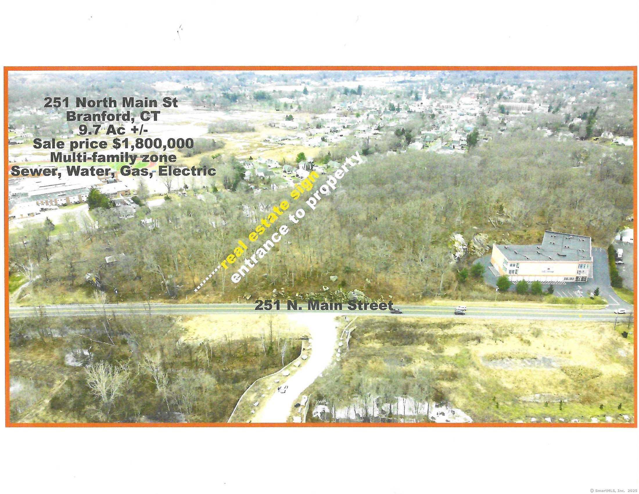 Multi family development lot that will allow up to 55 residential units.