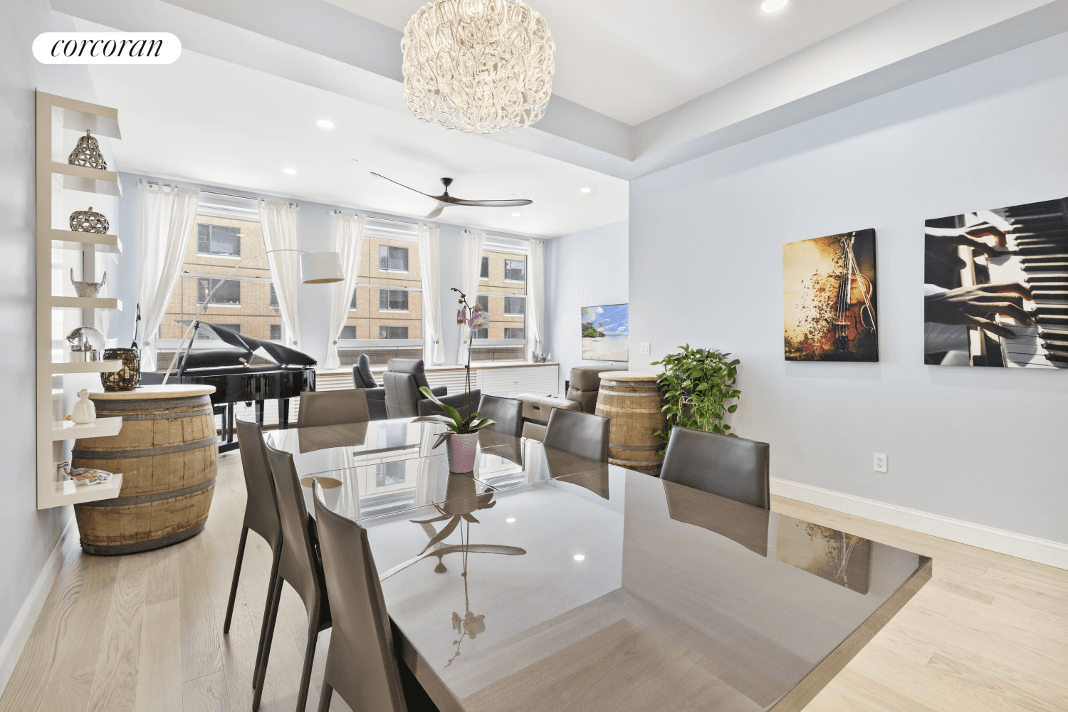 Chic Greenwich Village Full Floor, Boutique, Bespoke Two Bedroom Convertible Three Bedroom Den !