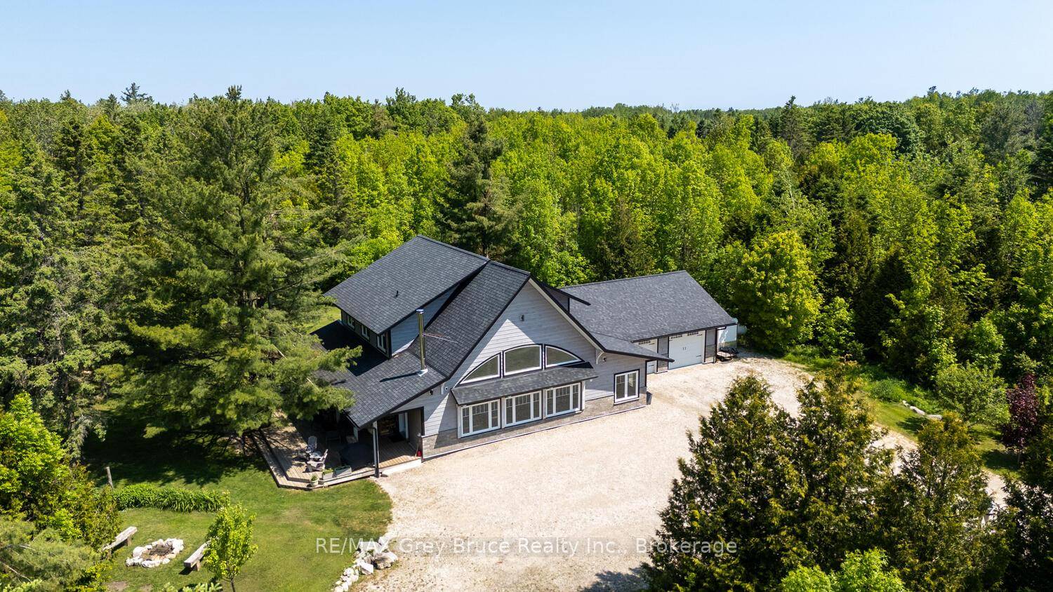 Where Elegance Meets Country Living Discover the perfect blend of modern comfort and rural tranquility on this private 24 acre retreat, located just minutes from Tobermory.