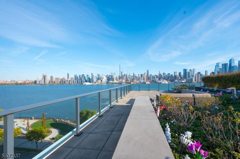 Just one block from the NYC Waterway terminal, this exceptional residence offers a short walk and an effortless commute to Manhattan.