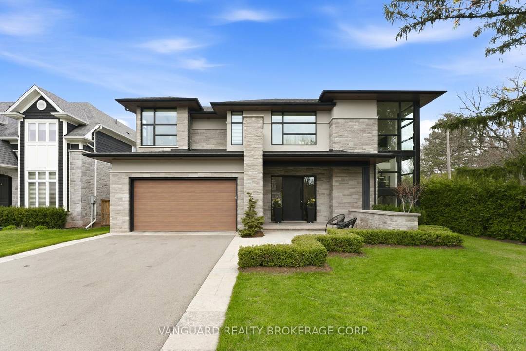 Tucked away on a quiet cul de sac in one of Oakville's most sought after neighbourhoods, this custom built 2018 home sits on a rare 66 x 188 ft lot, ...