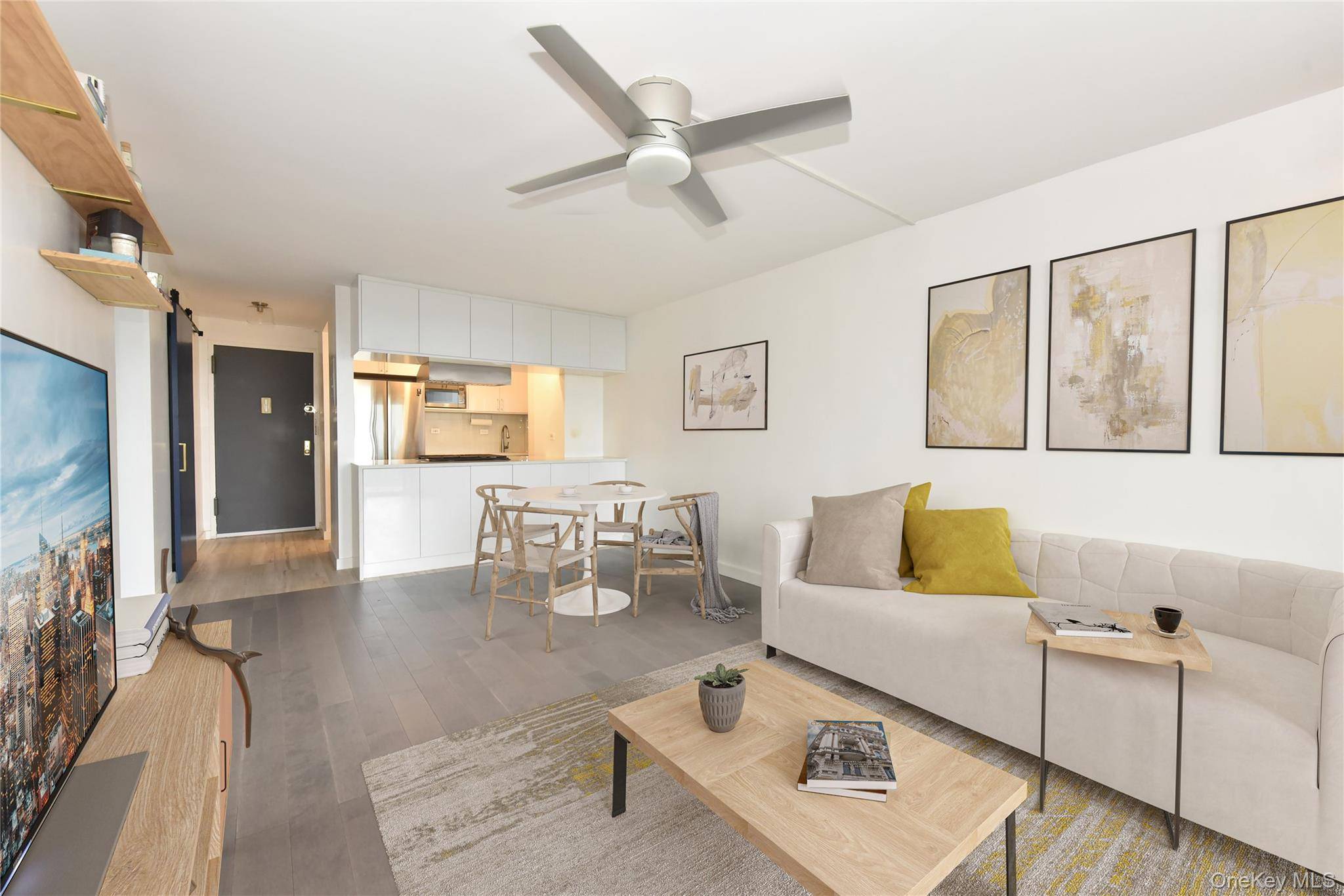Step into this picture perfect, beautifully renovated 2 bedroom condominium in the highly desirable Village Mall at Flushing a full service doorman and elevator building with top tier amenities.