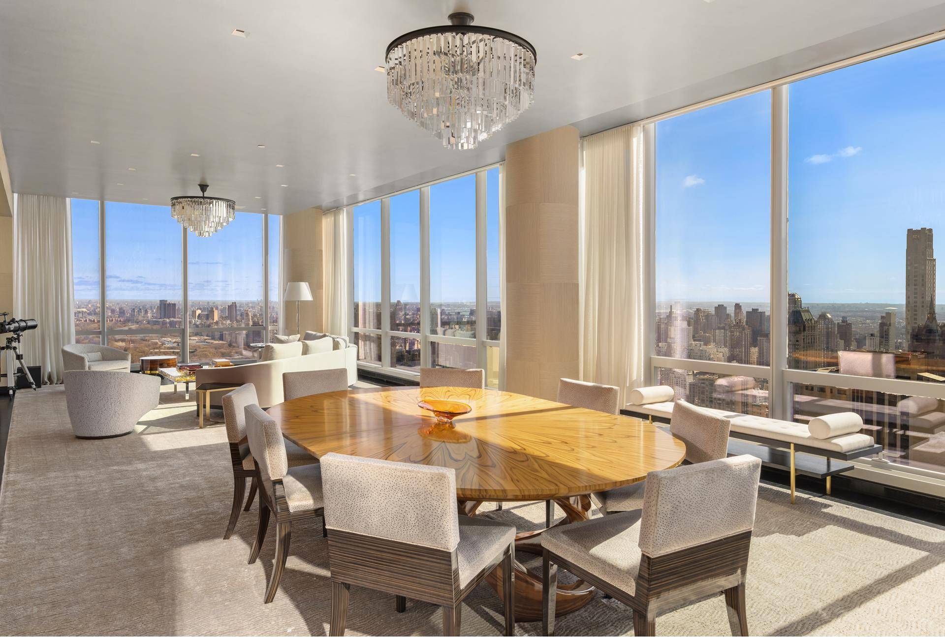 Introducing Residence 52B at One57 A commanding 5, 475 square foot corner home that redefines scale, light, and luxury in New York City.