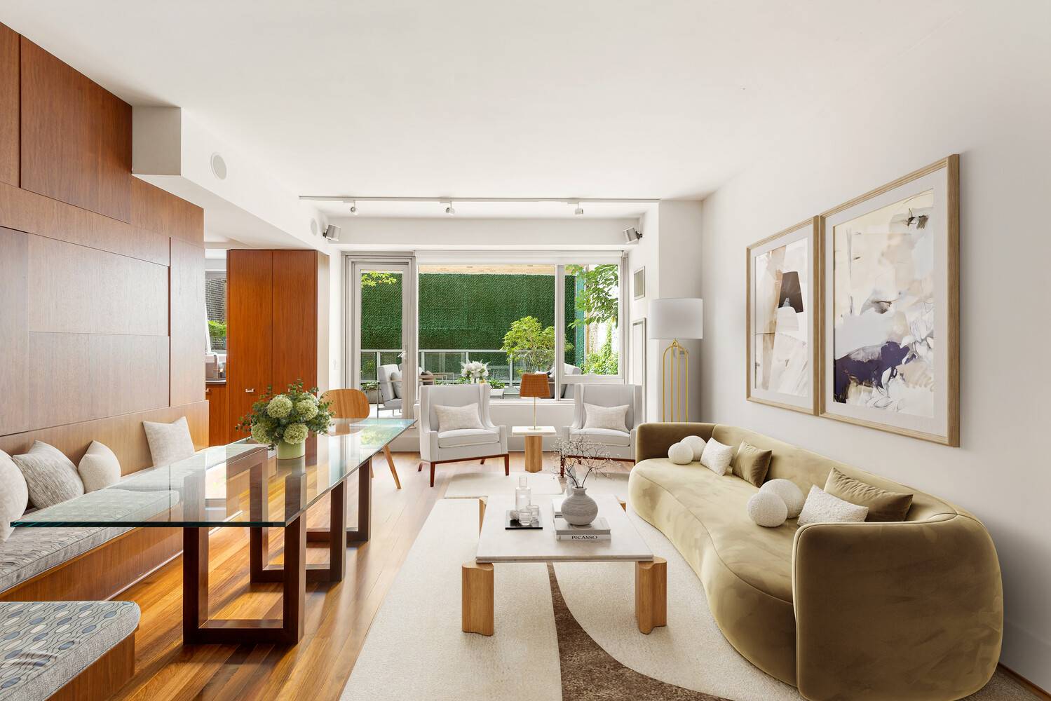 Distinctive Triplex with Expansive Private Outdoor Living This exceptional residence combines the scale and privacy of townhouse living with the services and security of a full service condominium.