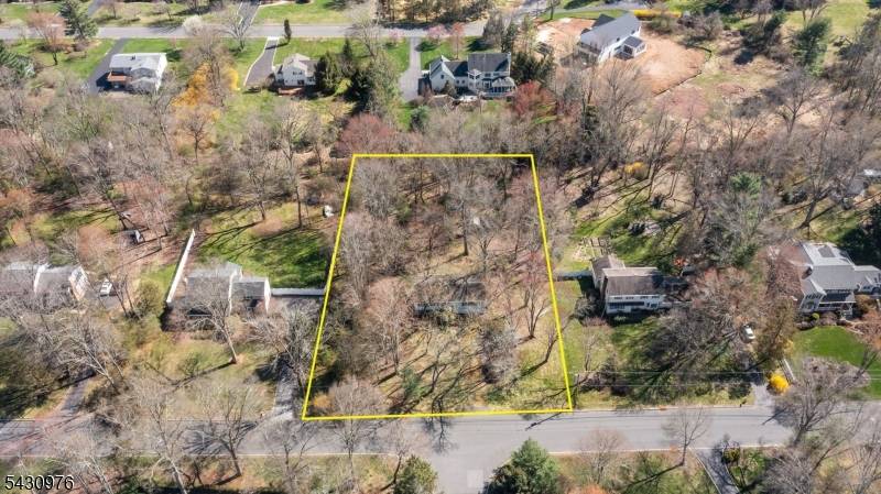 Rare 0. 92 acre parcel 145' 265', regular rectangular configuration in Bernards Township.