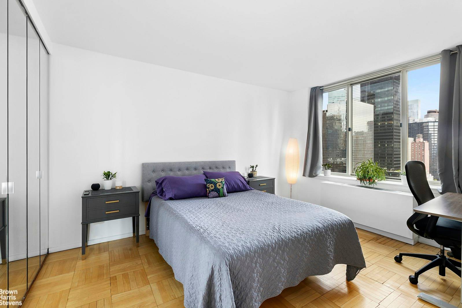 This high floor corner home is a true gem with breathtaking northeast views of the Manhattan skyline and the East River.