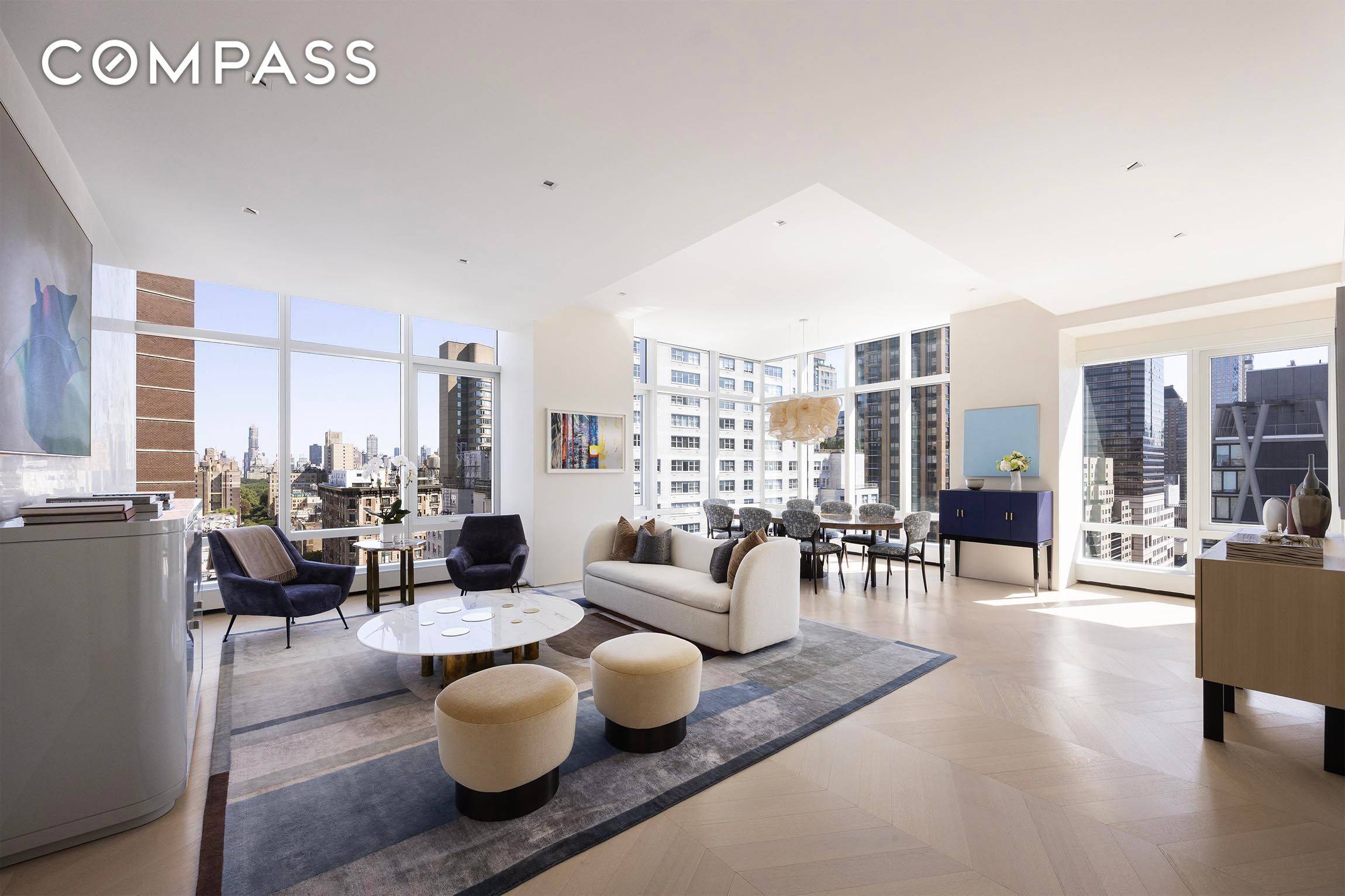 Introducing Residence 17A, a stunning four bedroom, four and a half bathroom home spanning 2, 856 square feet at the heart of the Upper West Side.