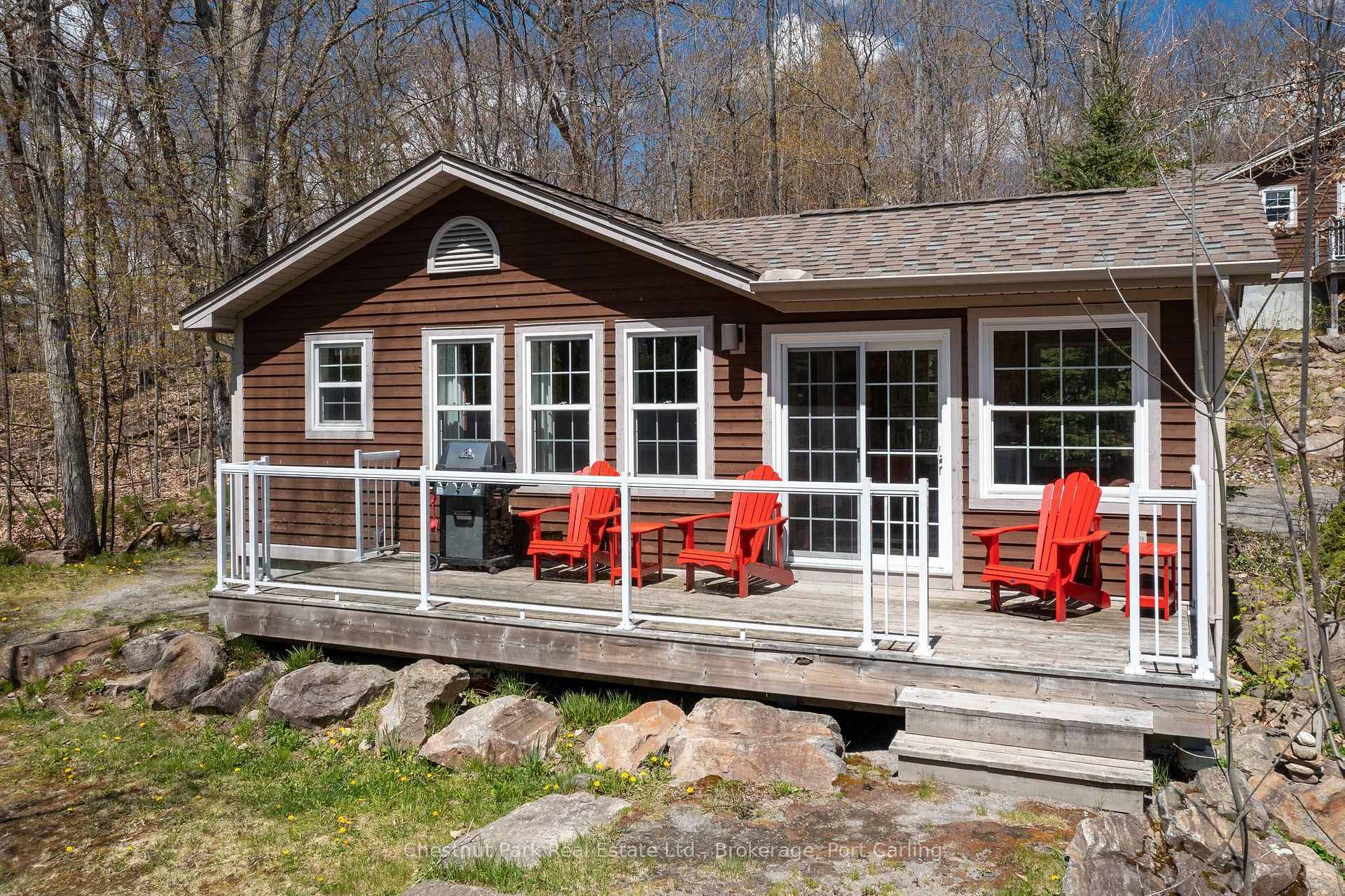 Blue Water Acres FRACTIONAL ownership resort has almost 50 acres of Muskoka paradise and 300 feet of south facing frontage on Lake of Bays.