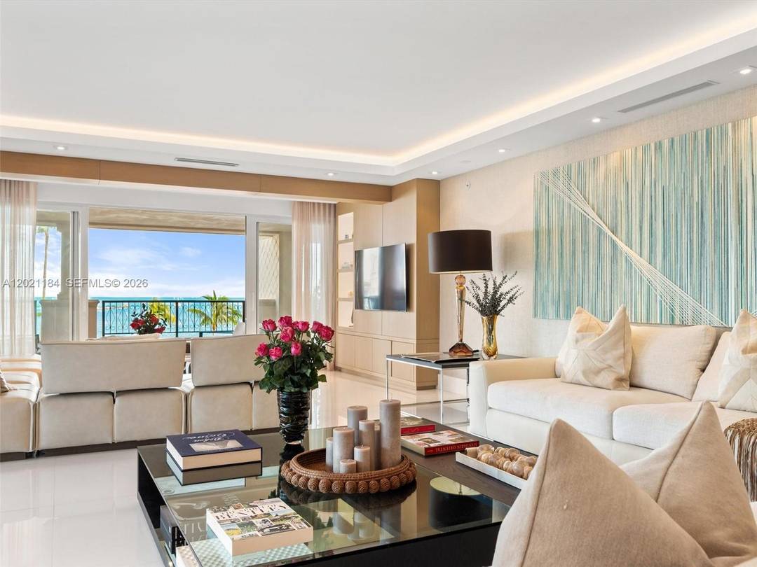 This stunning Oceanside unit on Fisher Island redefines luxury living at its finest.