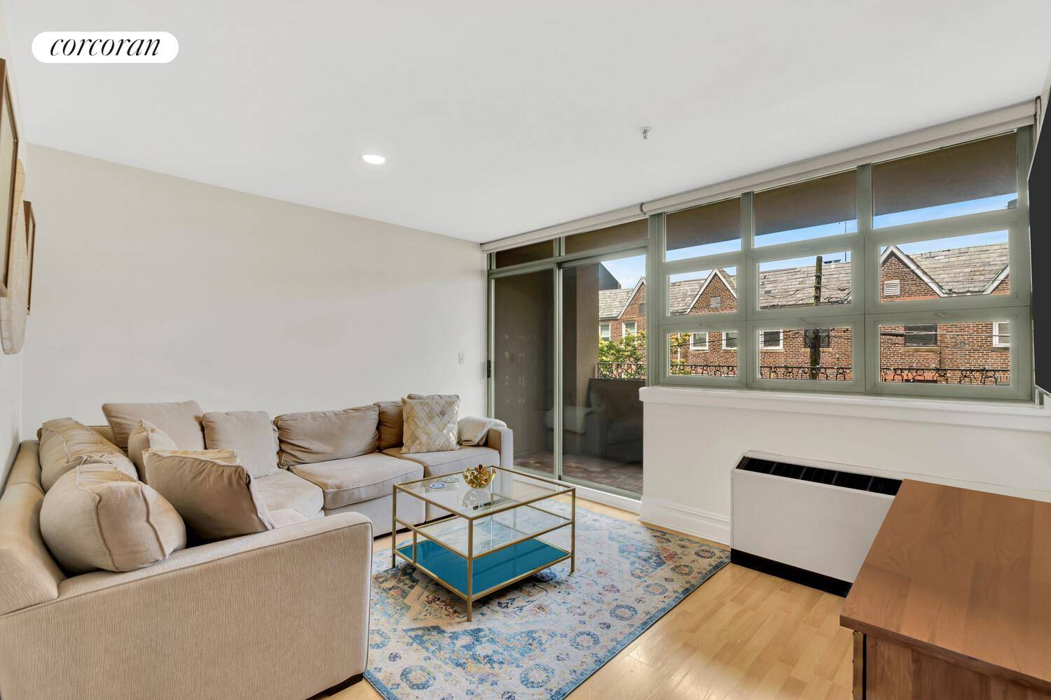 Spacious Northeast Facing 1 Bedroom with Private Terrace in Historic Building.